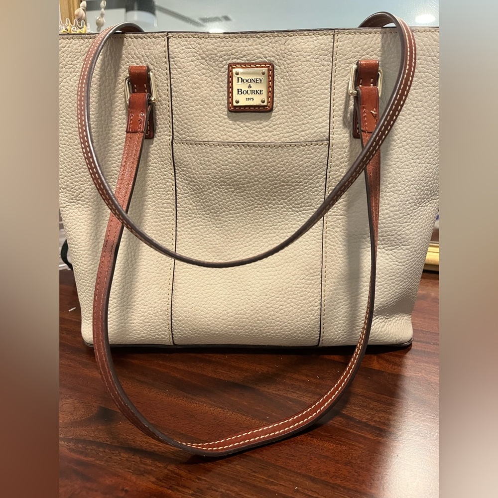Pebble Grey Small Lexington Dooney and Bourke bag